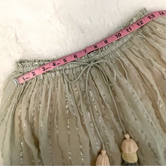 Anthropologie PQ Briar Shimmer Tiered Cover Up Maxi Dress - Picture 6 of 10